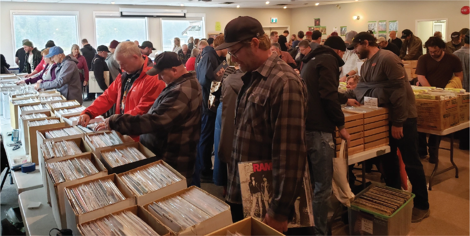 Comox Valley Record Show picture from past event