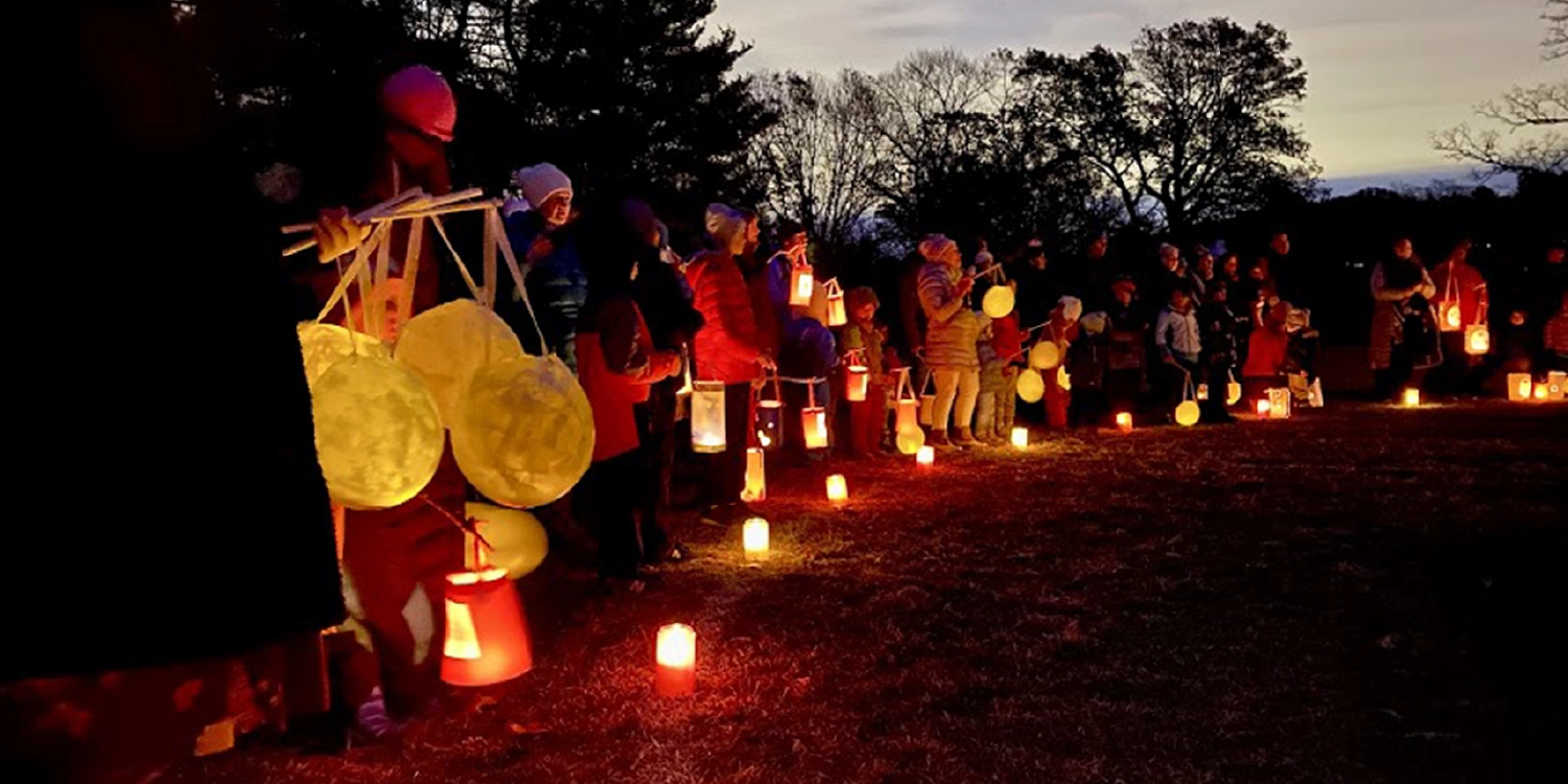 kids lantern walk