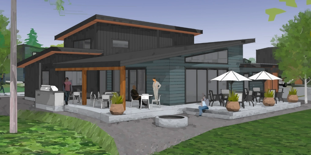 Concept image of Courtenay Cohousing house