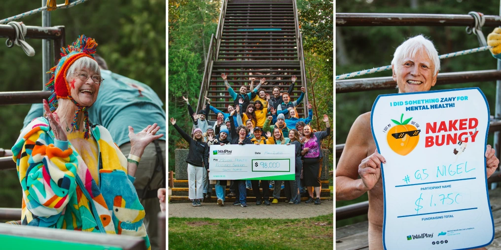 Images of naked bungy jumpers