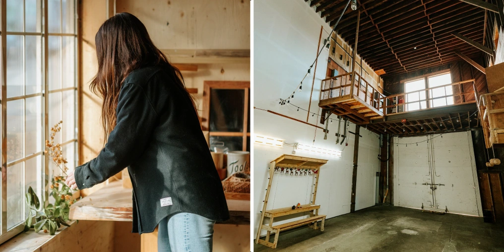 interior shots of the shipyard