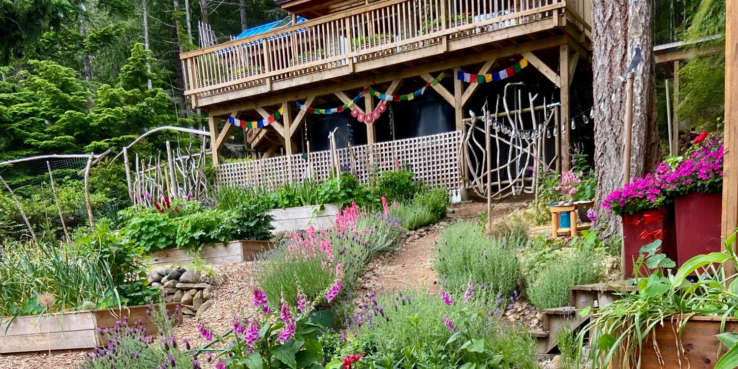 Since 1992, a colourful home and garden tour has supported land conservation on Denman Island