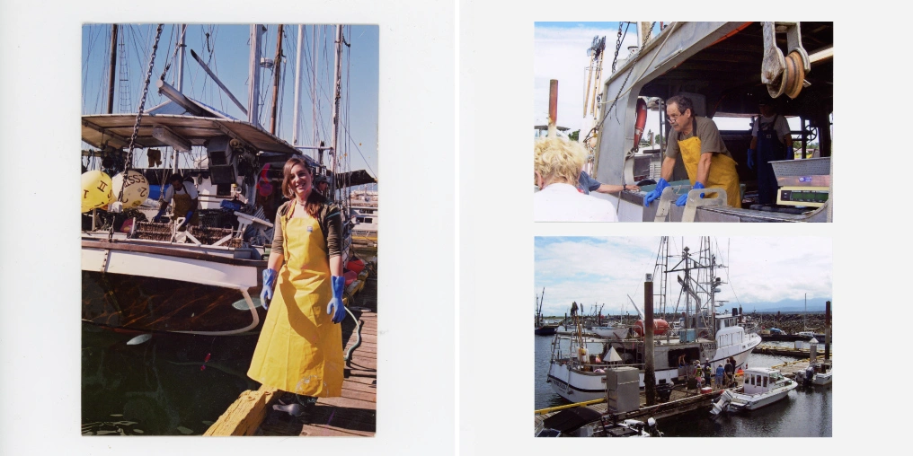 Old fishing photos of peaople and boats