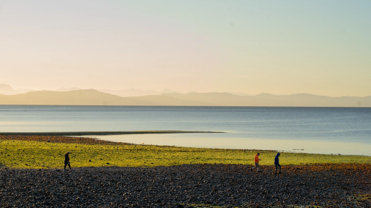 comox-valley-ocean-beach A sunset scene on a beach in the Comox Valley
