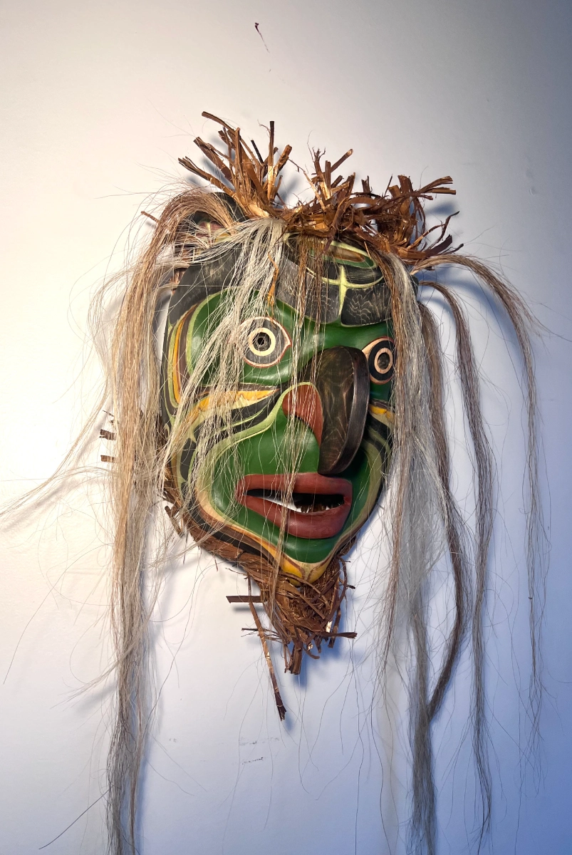 james-kwaksistala-bakwus-mask James Kwaksistala's Bakwus mask made from carved and painted wood. Bakwus is a deceiving spirit