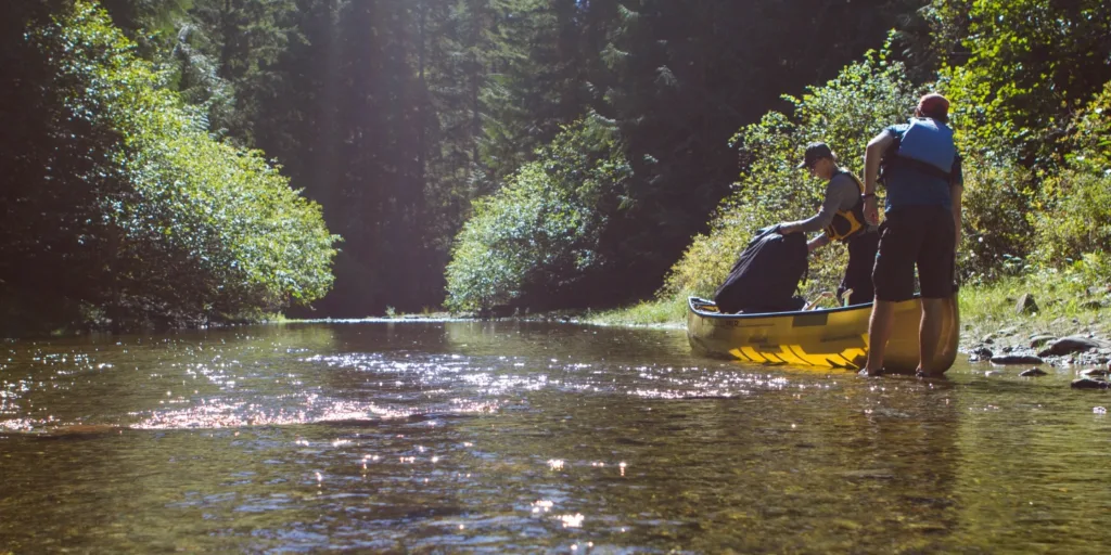 Explore The Strathcona Collective Paddling the Sayward Forest Canoe Loop