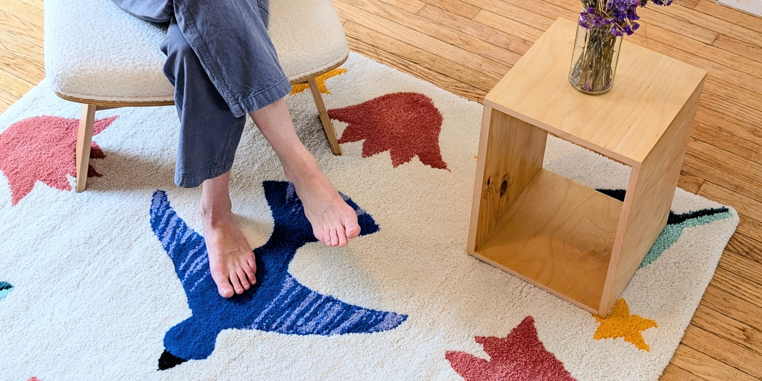The art of hand-tufted wool rugs