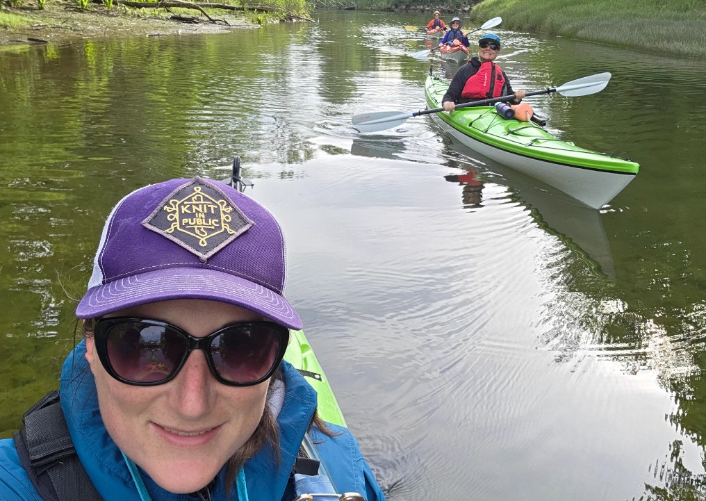 Fall in love with kayaking kayak guide estuary tour comox valley